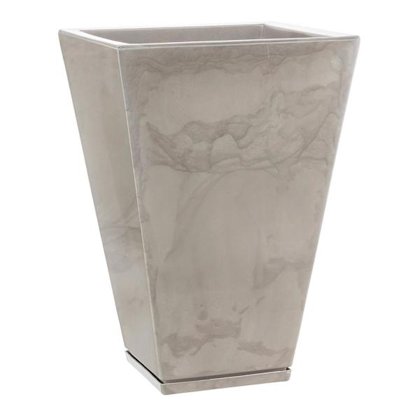 Zurique Marble Outdoor Planter, Medium