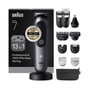 Braun All-in-One Series 7, 13in1 Grooming Kit, ProBlade, AutoSense, AIO7560, Grey