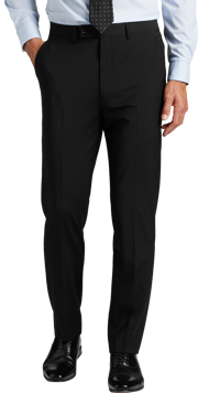 Slim Fit Wool Blend Suit Separates Pants