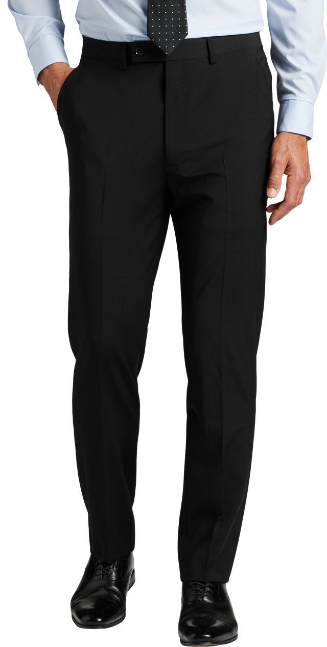Slim Fit Wool Blend Suit Separates Pants