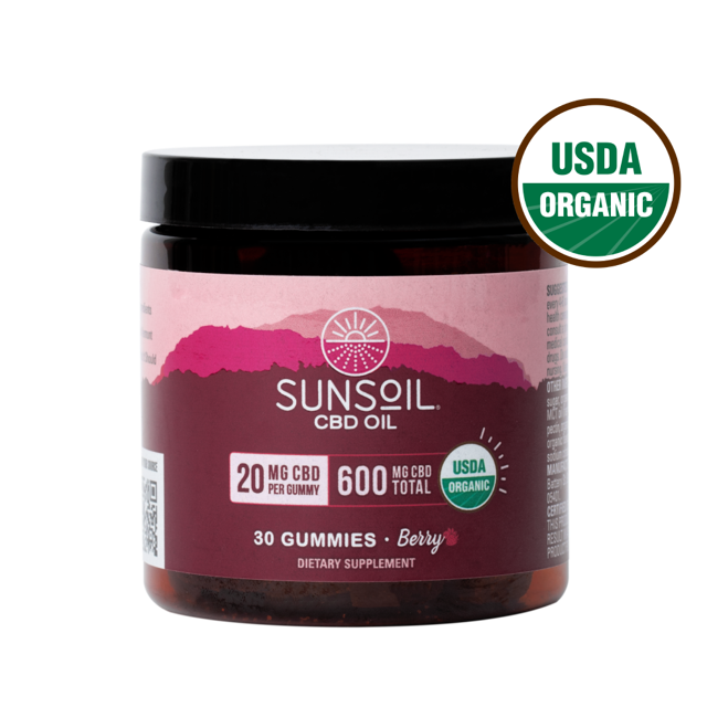 Berry, 20mg Organic CBD Gummies