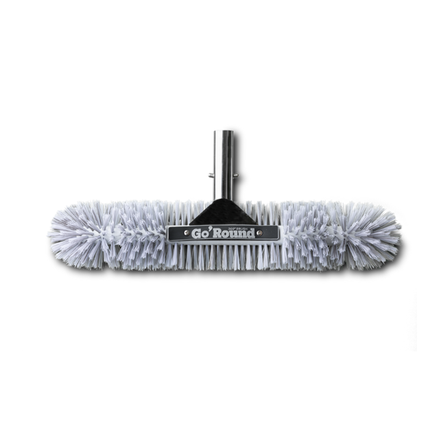 GoRound 360™ Stainless Steel & Polypropylene Pro Pool Brush 18 Inches