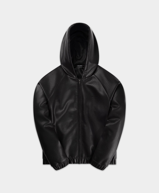 Black Pu Scuba Jacket