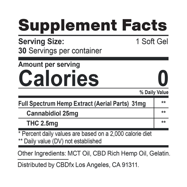 Microdose THC Capsules