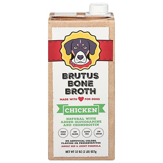Brutus Bone Broth Chicken For Dogs - 32 OZ