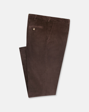 Made-in-USA Chestnut Wide Wale British Corduroy Pant