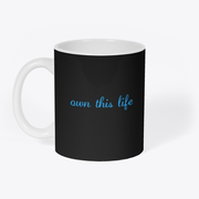clever fox own life mug