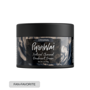 Natural Deodorant Cream without Aluminum, Activated Charcoal