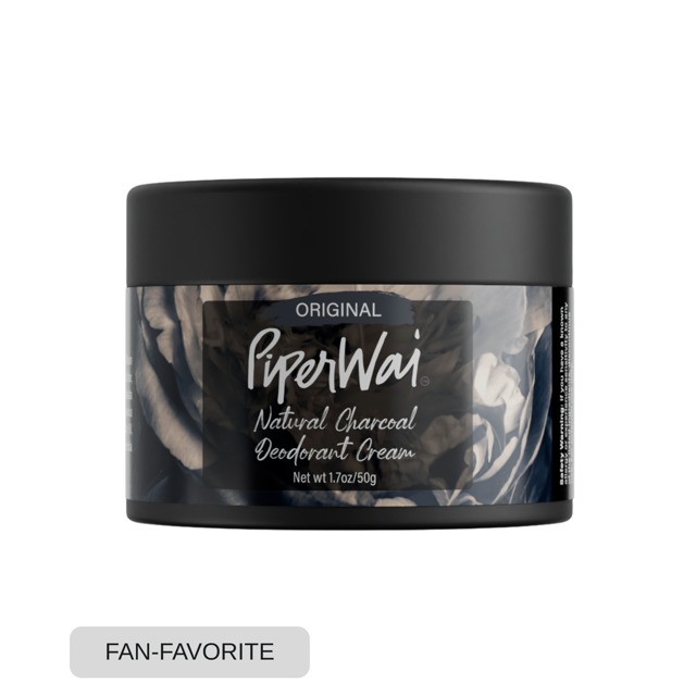 Natural Deodorant Cream without Aluminum, Activated Charcoal