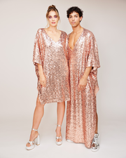 The Sequin Kaftan // ROSE QUARTZ