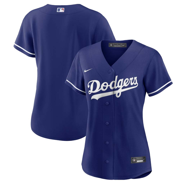 MLB Los Angeles Dodgers Women's Nike Official Replica Jersey - Blue