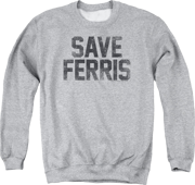 Distressed Save Ferris Bueller Sweatshirt