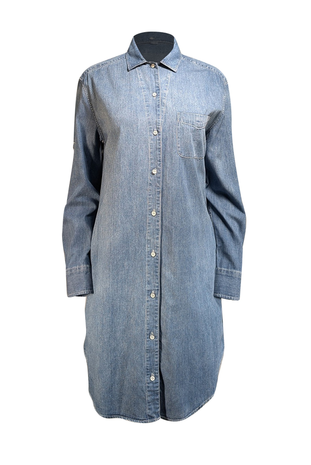 Rag & Bone - Medium Wash Chambray Shirtdress Sz M