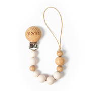 mōmi babypace pacifier clip