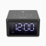 Wireless Charging FM Clock Radio with Bluetooth Streaming
