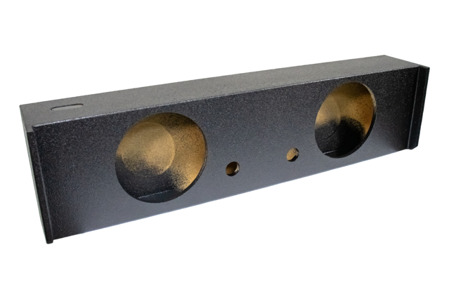 SoundSkins Enclosures | Ford F-150 Crew Cab 2009+ Dual 10" - Premium USA Made Subwoofer Box with Bed Liner Spray Finish