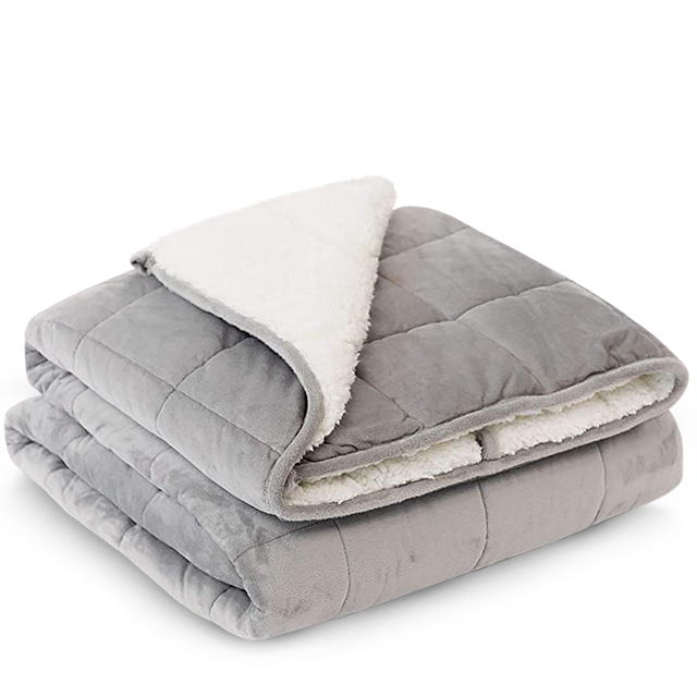 The "Dreamland Delight" Sherpa Fleece Weighted Blanket
