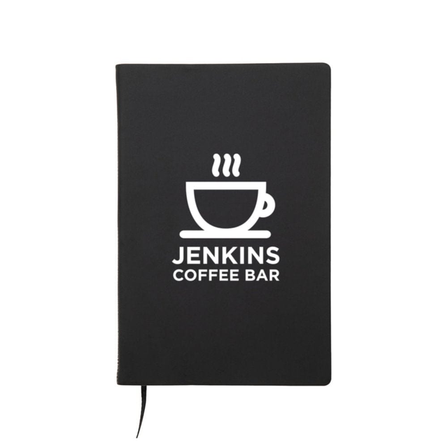Add Your Logo: Side Stitch Leatherette Jotter