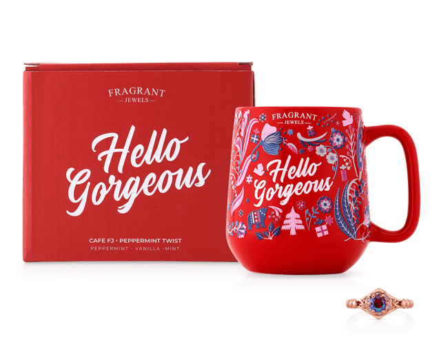 Cafe FJ: Peppermint Twist - Hello Gorgeous - Jewel Candle