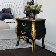 Saint-Honore Nightstand Bombe Side Table
