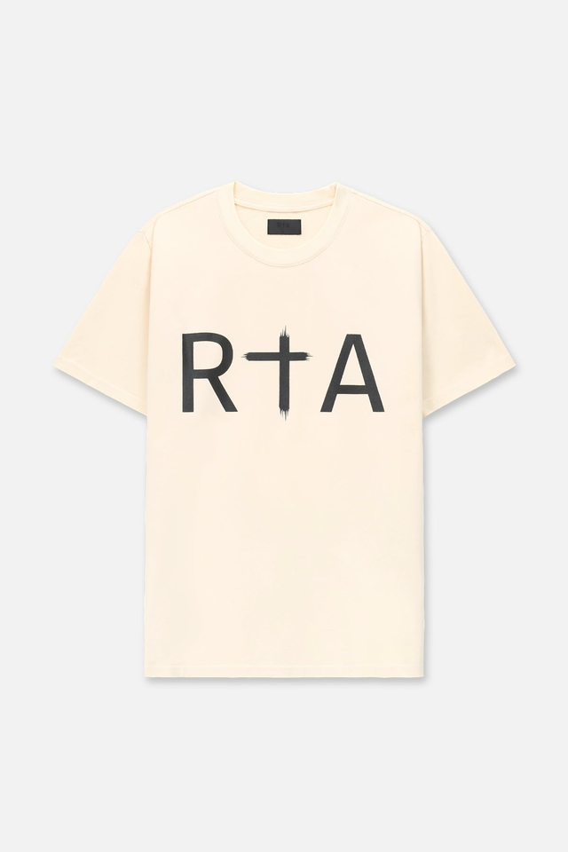 LIAM SHORT SLEEVE TEE | SAND BLACK RTA