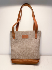 Sheepscot Felt Wool Tote Bag