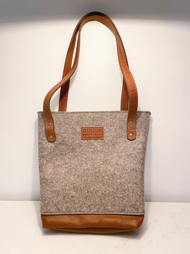 Sheepscot Felt Wool Tote Bag