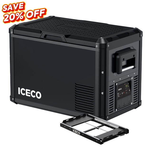 47.5QT VL45ProS Single Zone Portable Fridge Freezer with Slide Mount | ICECO