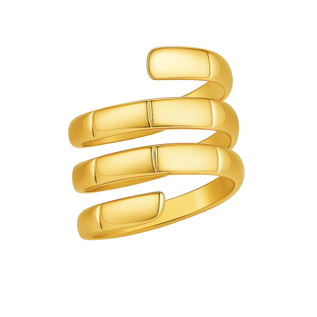 Frankie Spiral Ring