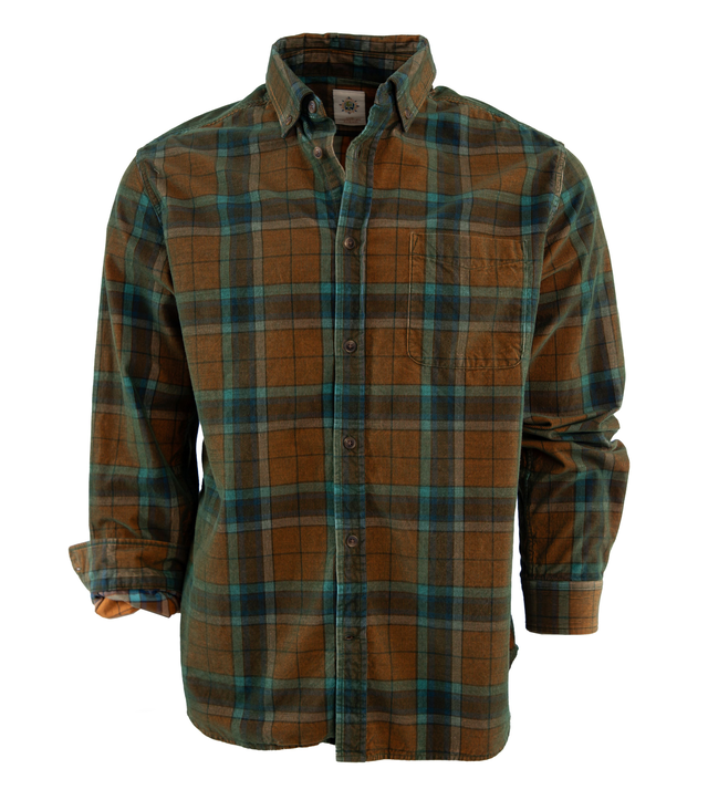 Old Steamboat Plaid Corduroy Shirt