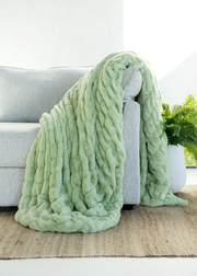 Hugs Mint Blanket - Final Sale