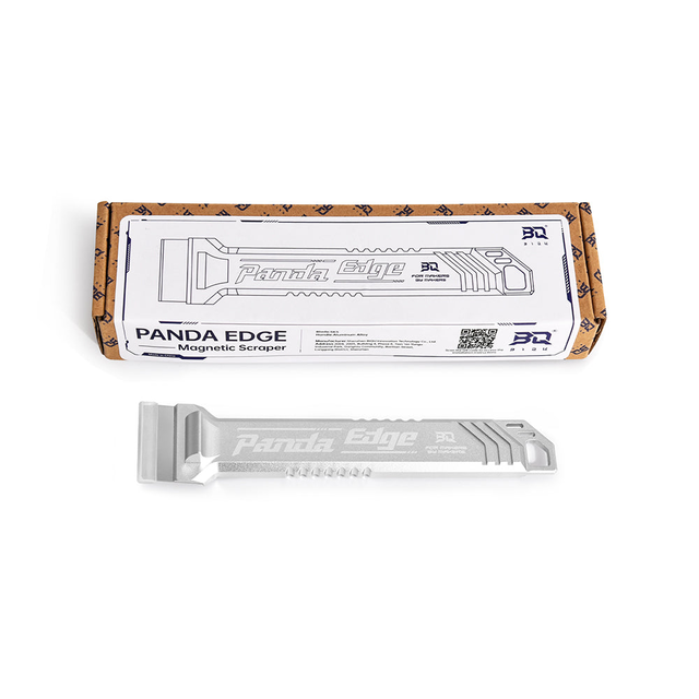 BIQU Panda Edge CNC Precision Machined Blade Scraper, Non-Slip Ergonomic Grip & Thumb Rest Handle for Model Removal Tool
