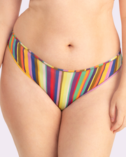 Vintage High Cut Cheeky | New:Cotton (Mira Sripe)