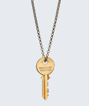 Love Your Flawz Classic Key Necklace