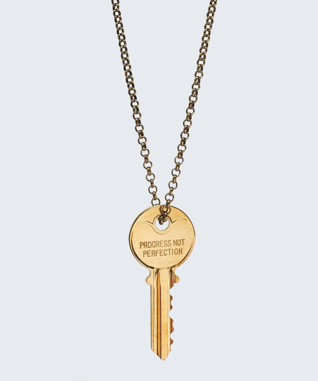 Love Your Flawz Classic Key Necklace