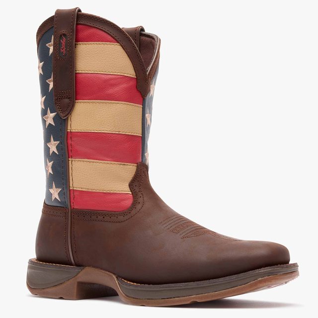 Rebel™ by Durango® Patriotic Pull-On Western Flag Boot