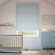 Scalloped Roman Shades