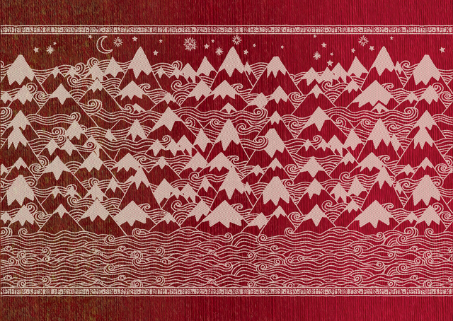 Misty Mountains Underworld Merino Throw