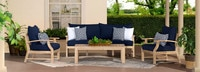 Kooper™ 4 Piece Sunbrella® Outdoor Sofa & Club Chair Set - Charcoal Gray