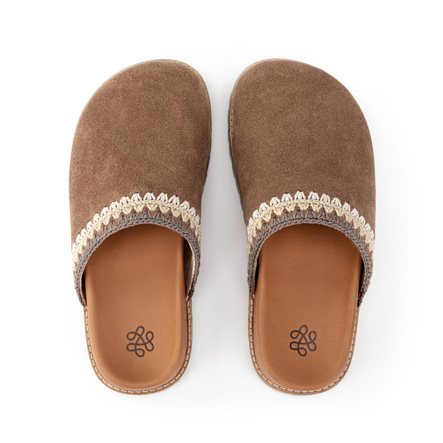 Bolinas Lug Sole Clog - Leather - Tobacco Seminyak