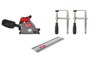 Milwaukee 2831-20X31 M18 FUEL 18V 6-1/2" Plunge Track Saw w/ Clamp and 31" Track