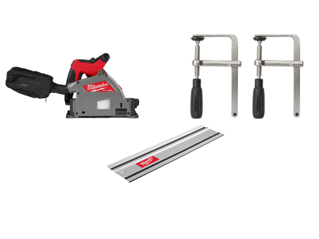 Milwaukee 2831-20X31 M18 FUEL 18V 6-1/2" Plunge Track Saw w/ Clamp and 31" Track