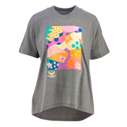 Ford Warriors in Pink Womens Spiral of Life Gray Graphic T-Shirt