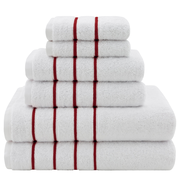 Nisa Luxury Linen 6 Piece 100% Cotton Turkish Bath Towel Set