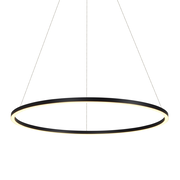VONN Tania VMC34912BL 51" ETL Certified Integrated LED Ring Chandelier Height Adjustable Pendant in Black
