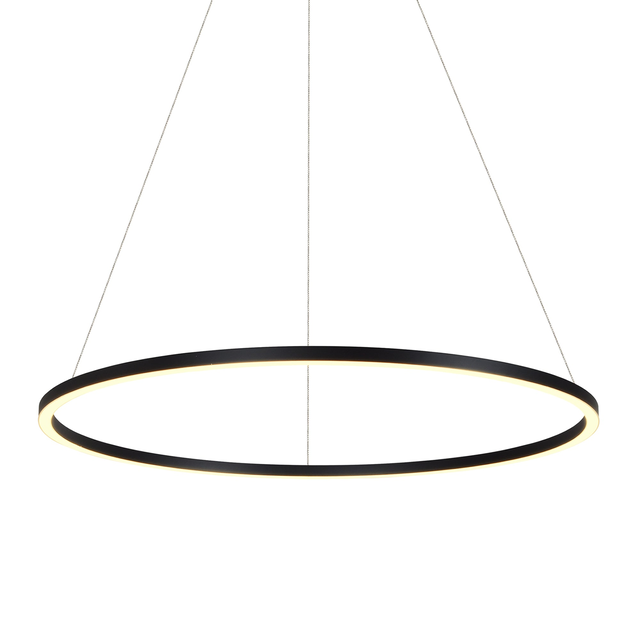 VONN Tania VMC34912BL 51" ETL Certified Integrated LED Ring Chandelier Height Adjustable Pendant in Black
