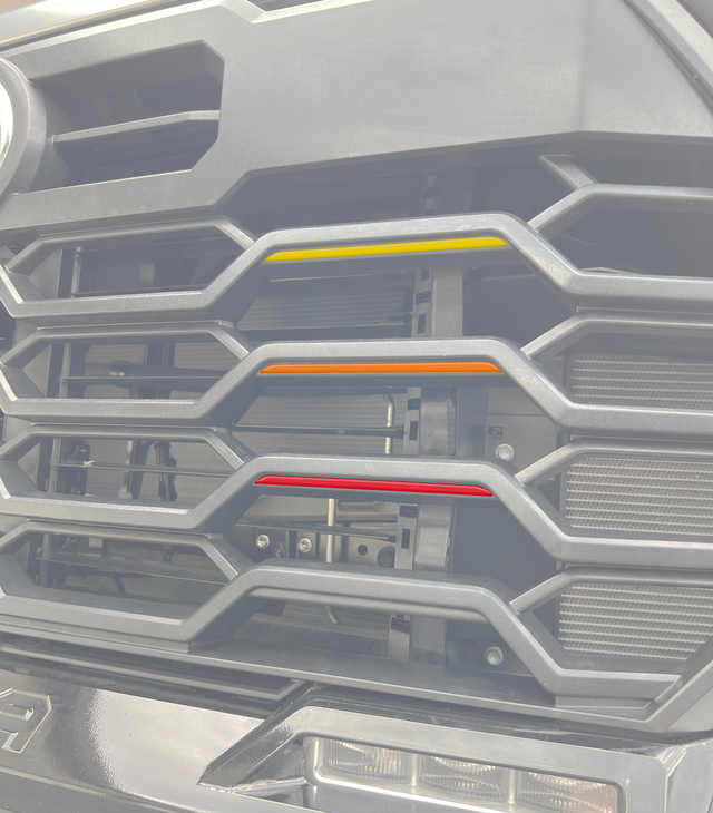 TRD Grille TRI-Color Line Inserts Fits 2022-2026 Toyota Tundra & 2023-2026 Toyota Sequoia