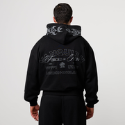 BLACK FORGE BLACK BOXY OVERSIZED HOODIE