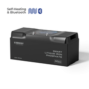 12V 200Ah Pro Smart Lithium Iron Phosphate Battery w/Bluetooth & Self-heating Function
