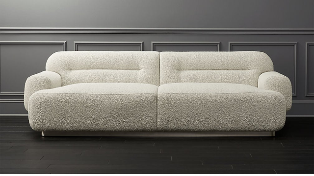 Logan Grey Boucle Sofa